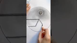 How to make simple secenry //#trending #artist #drawing #shorts