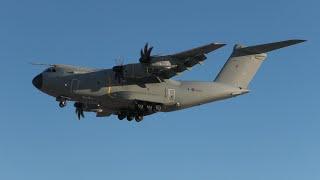 Royal Air Force Airbus A400M Atlas(ZM420) arriving at Las Vegas!