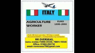 DEMAND FOR R.R OVERSEAS # ITALY
