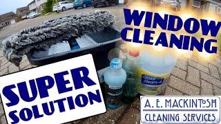 Pro Window Cleaning Super Solution! GG4 vs Moerman Squeeze