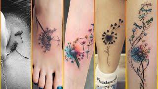 45+ Most Beautiful Dandelion Tattoo Designs For Girls 2024 | Latest Tattoos For Ladies!