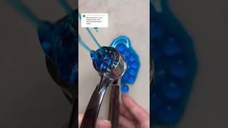 BLUE BOBA ASMR   #asmr #shorts #relaxing #asmrsounds #satisfying #fun #playallday