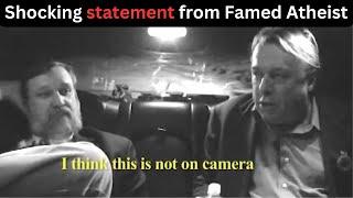 ATHEIST Christopher Hitchens SHOCKING Statement CAUGHT on Camera #god #debate #christopherhitchens