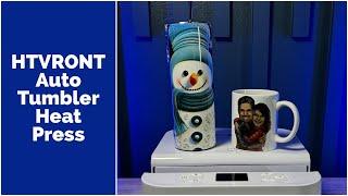 HTVRONT Auto Tumbler Heat Press - How Does It Work?