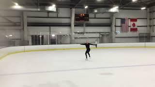 Alina Martin Pre gold skating skills test - 10/18/24