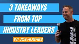 3 Key Strategies of Top Roofing Companies: Joseph Hughes' Notes From Industry Leaders