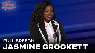 FULL SPEECH: Texas Rep. Jasmine Crockett addresses the DNC