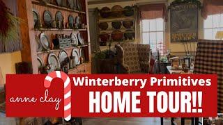 Primitive Christmas Home Tour/Folk Art/Primitives/Americana