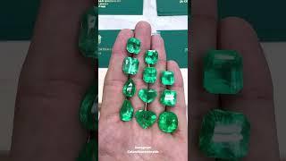 Big statement best top luxury AAA quality Muzo loose Colombian emerald real earth mined gemstones