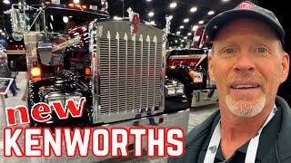 New Kenworth Semi Trucks at MATS 2024 including a 2025!