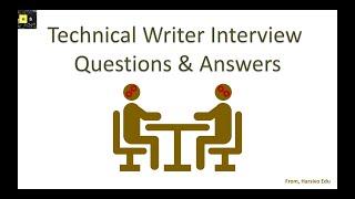 Technical Writer Interview I Top 10 Technical Writing Interview Questions and Answers Part - 1