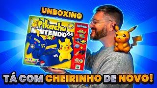 Unboxing Nintendo 64 Pikachu edição especial Toy'r Us