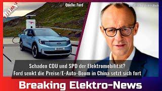 Breaking Elektro-News: Schaden CDU und SPD der Elektromobilität?/E-Auto-Preise fallen/China boomt!