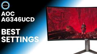 AOC AGON PRO AG346UCD Best Settings