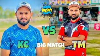 Tamour Mirza Usama Ali vs Khurram Chakwal Fahad MC Big Match in Tape Ball Cricket Hamza Mughal