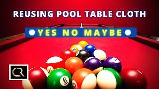 Can You Move a Pool Table and Reuse Old Cloth???