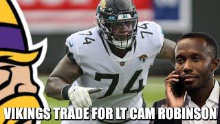 BLOCKBUSTER: Vikings Trade for Jaguars LT Cam Robinson for 2026 Day 3 Draft Pick Swap 