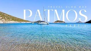 Patmos Greece Travel Vlog 2024 Part 1 | Explore Greece 4K, Greek Islands, Beaches, Greek Food, Chora