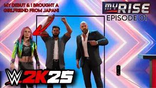 MyRise WWE 2K25 - Episode 1 | My WWE RAW Netflix Debut & A Girlfriend from Japan!