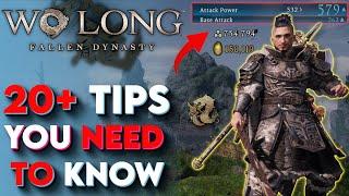 20+ Critical TIPS And TRICKS for Wo Long Fallen Dynasty - Combat Tips, Upgrades, Embedding and More!