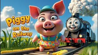 Piggy On The Railway - English Nursery Rhymes - Cartoon And Animated Rhymes