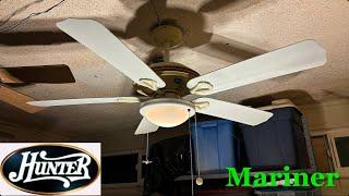 52” Hunter Mariner ceiling fan (With the light kit)