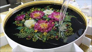 Amazing Table of Dry Flowers and Epoxy / Resin art /OHE