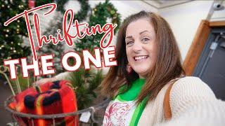 Christmas Thrift With Me For Home Decor 2024 | Finally thrifting THE ONE!