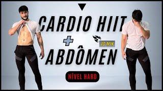 DESAFIO 40 MIN CARDIO HIIT + treino ABS - queima de gordura da barriga e cintura fina