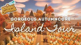 GORGEOUS AUTUMNCORE ISLAND TOUR | Animal Crossing New Horizons