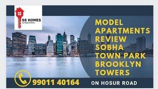 Sobha Town Park reviews, walk through model flat | ️ 99011 40164 | Raw & real site footages