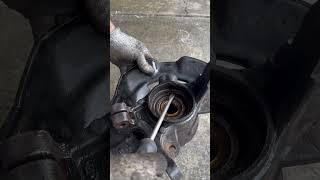 wheel bearing snap rings removal