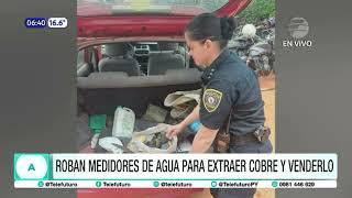 Roban medidores de agua para extraer cobre y venderlo