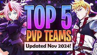 Top 5 BEST Teams In Grand Cross PvP! November Festival Update! | Seven Deadly Sins: Grand Cross