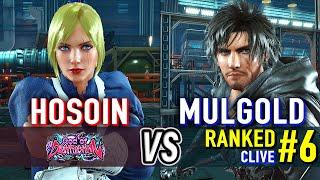 T8  HOSOIN (Lidia) vs MULGOLD (#6 Ranked Clive)  Tekken 8 High Level Gameplay