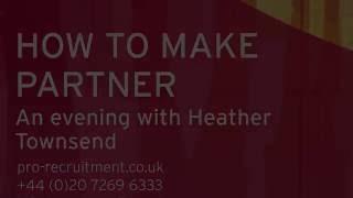 How to make partner   An Evening with Heather Townsend (Trailer)