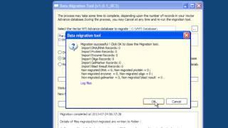 Vector NTI® Tutorial Database Migration