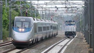 1 Hour Compilation High Speed Amtrak Trains On The NEC! 2016-2017