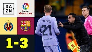 Barca im Aufwind - Xavi mit 6 Punkten aus 2 Spielen: Villarreal - Barcelona 1:3 | LaLiga | DAZN