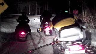 Snowmobiling at Barry's Bay Ontario