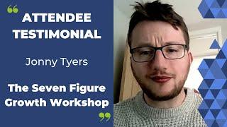 The Remarkable 7 Figure Growth Workshop - Testimonial - Jonny Tyers - Cyber Security Expert