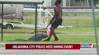 Oklahoma City police host hiring event