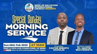 SUNDAY MORNING SERVICE WITH PASTOR SEBINTU DOUGLAS 02/16/2025