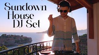 Ray Ro's Sundown House DJ Set on the Balcony in Montenegro, Sveti Stefan