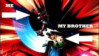 Destroying my Little Brother in Smash Bros