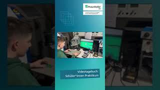 Videotagebuch: Schüler*innen-Praktikum am Fraunhofer IZM