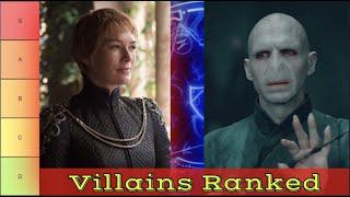 Fantasy Villain Tier Ranking!