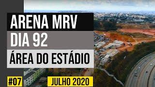 07 - ARENA MRV - OBRAS - DIA 92 - EP07 - Estádio do Atlético MG - GALO - DRONE