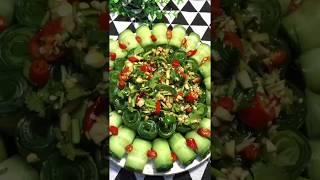 传统中华美食甜品点心086黄瓜沙拉Traditional Chinese food dessert dessert 086 cucumber salad