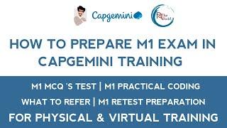 How to prepare M1 exam in Capgemini Training | M1 Module in Capgemini training | very helpful video